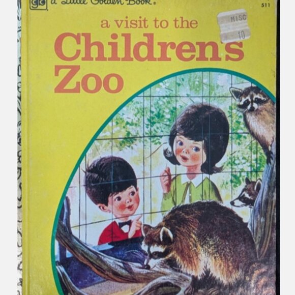 Little Golden Books "A Visit to the Children's Zoo" - 1977 - Picture 1 of 2